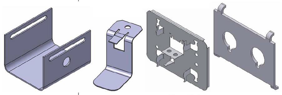 Sheet Metal Parts, ομοιότητες και διαφορές από Solid Parts