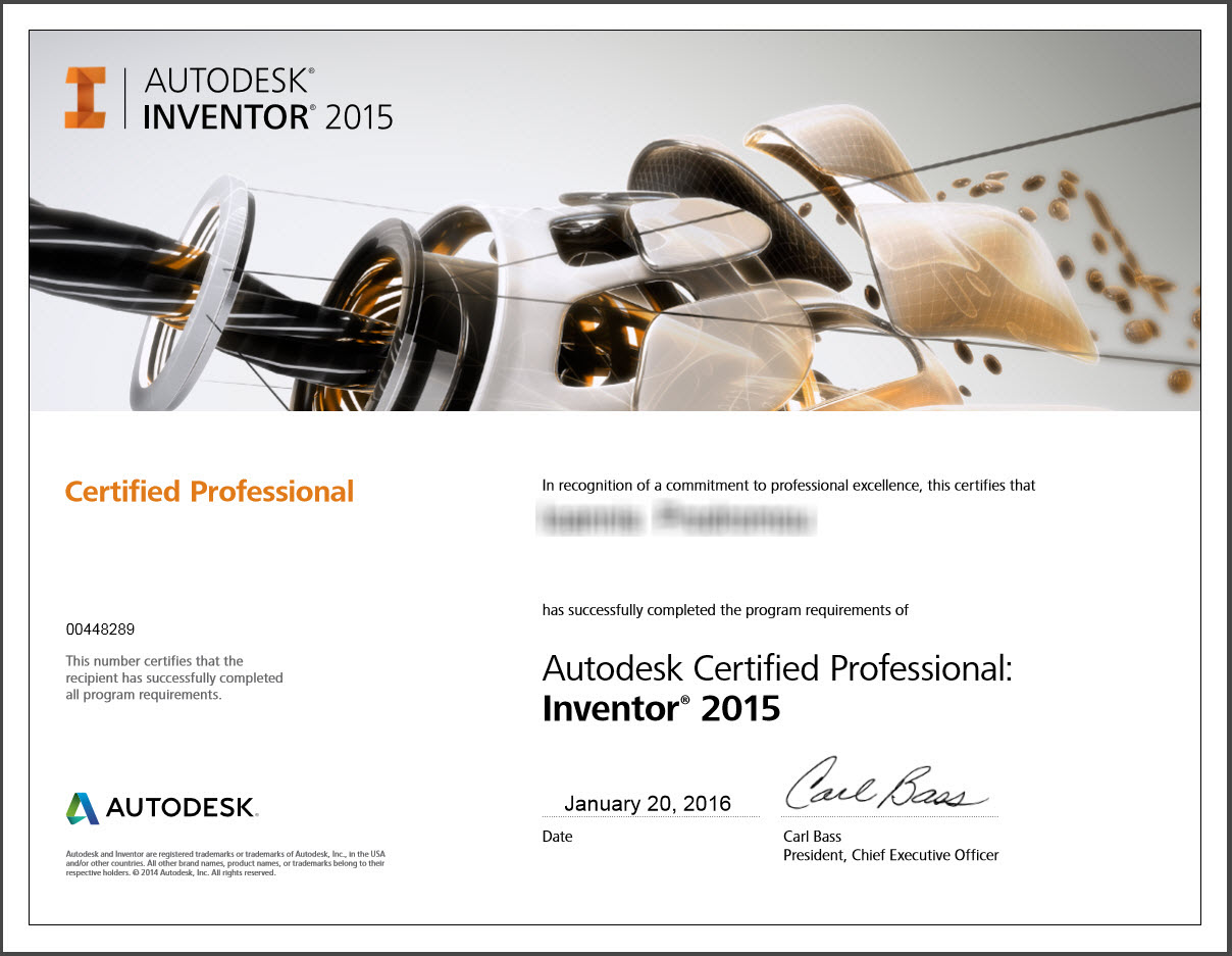 Autodesk Certified Professional