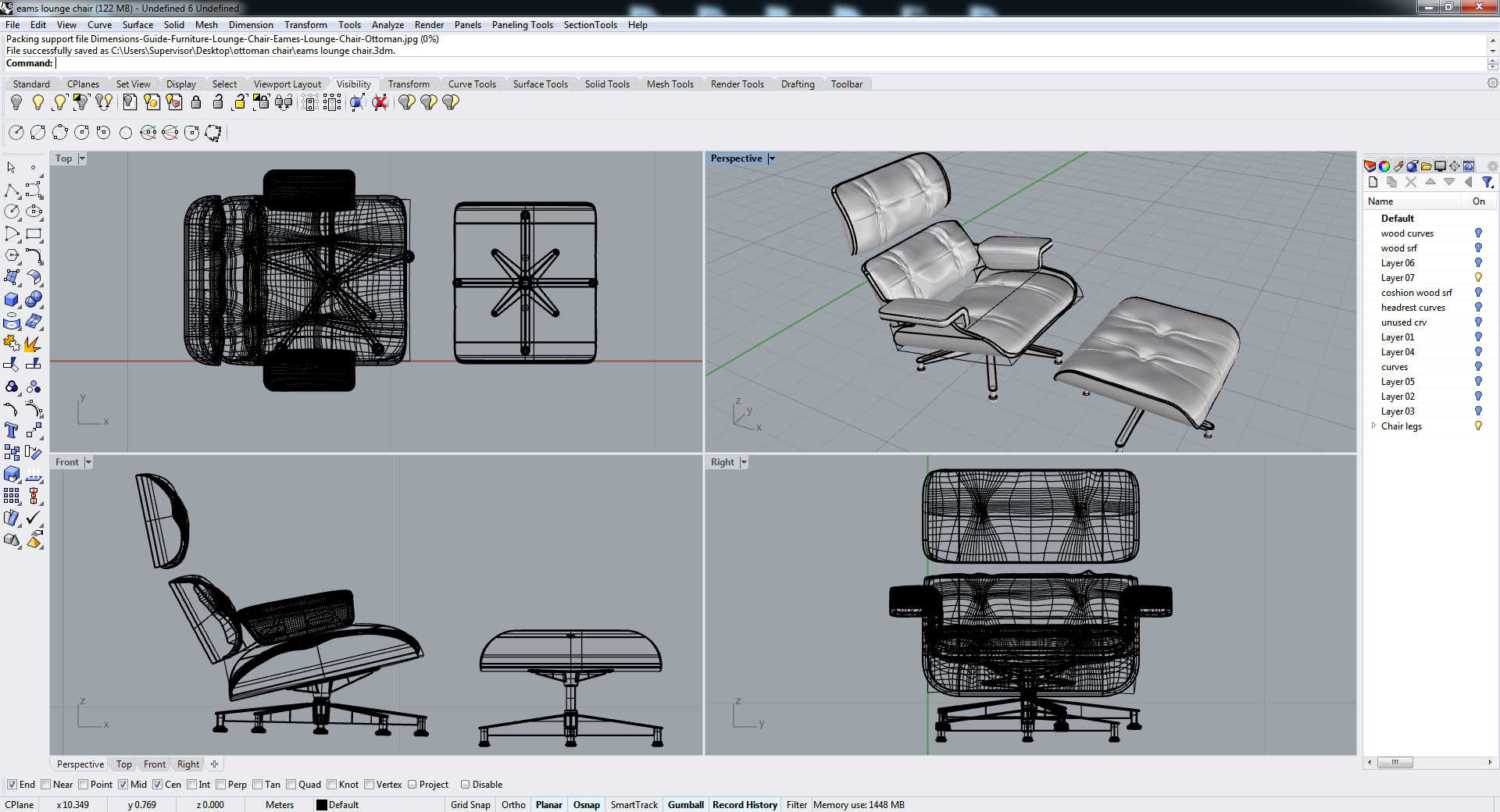 Lounge chair - Rhino